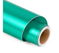 Vinilo permanente metálico mate para Cricut, rollo de vinilo autoadhesivo azul y verde de 12 pulgadas x 5 pies para Cricut y Silhouette Cameo, vinilo verde para decoración de fiestas, calcomanías de