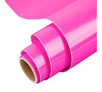 Vinilo permanente para Cricut, rollo de vinilo permanente de 30,5 cm x 5 m de color rojo rosa para Cricut, Silhouette & Cameo, vinilo para taza, ventana & Home Decal, y otros proyectos de bricolaje
