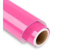 Vinilo permanente rosa intenso para Cricut, rollo de vinilo Cricut de 12 pulgadas x 5 pies, rollo de vinilo autoadhesivo para exteriores, decoración de fiestas, calcomanía de coche