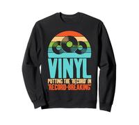 Vinilo Poniendo el disco en discos de vinilo que rompen récords Sudadera