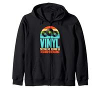 Vinilo Poniendo el disco en discos de vinilo que rompen récords Sudadera con Capucha