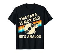 Vinilo Retro analógico para el Día del Padre This Papa Is Not Old HES Camiseta