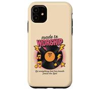 Vinilo retro Let Everything That Has Breath Praise The Lord Carcasa para iPhone 11