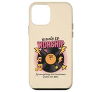 Vinilo retro Let Everything That Has Breath Praise The Lord Carcasa para iPhone 12 mini