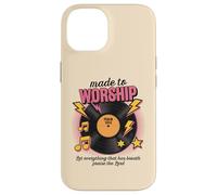 Vinilo retro Let Everything That Has Breath Praise The Lord Carcasa para iPhone 14