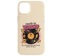 Vinilo retro Let Everything That Has Breath Praise The Lord Carcasa para iPhone 14 Plus