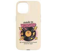 Vinilo retro Let Everything That Has Breath Praise The Lord Carcasa para iPhone 15