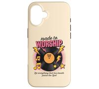 Vinilo retro Let Everything That Has Breath Praise The Lord Carcasa para iPhone 16