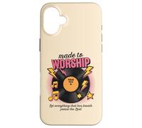 Vinilo retro Let Everything That Has Breath Praise The Lord Carcasa para iPhone 16 Plus