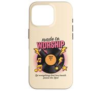 Vinilo retro Let Everything That Has Breath Praise The Lord Carcasa para iPhone 16 Pro