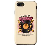 Vinilo retro Let Everything That Has Breath Praise The Lord Carcasa para iPhone SE (2020) / 7 / 8