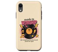 Vinilo retro Let Everything That Has Breath Praise The Lord Carcasa para iPhone XR