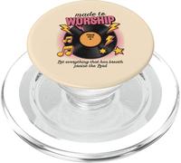 Vinilo retro Let Everything That Has Breath Praise The Lord PopSockets PopGrip para MagSafe