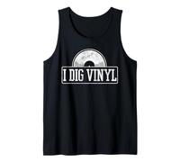 Vinilo Revord Vintage Retro Dig Old School Music DJ Regalo Camiseta sin Mangas
