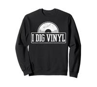 Vinilo Revord Vintage Retro Dig Old School Music DJ Regalo Sudadera