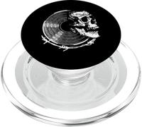Vinilo Rock & Calavera: Vibes Vintage de Música Metal y Rock PopSockets PopGrip para MagSafe