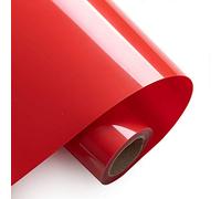 vinilo textil - 30,5 x 300 cm vinilo Amarillo para Cricut Maker, Silhouette Cameo, vinilo textil termoadhesivo para ropa, gorras, pantalones, otros tejidos