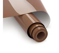 Vinilo Textil Termoadhesivo,Marrón HTV Película de Vinilo Textil 30 x 365 cm Rollo de Vinilo Transferencia de Calor Vinilo, Termoadhesivo Textil para Cricut y Silhouette Cameo (Marrón)