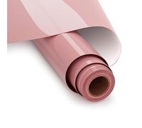 Vinilo Textil Termoadhesivo,Oro Rosa HTV Película de Vinilo Textil 30 x 365 cm Rollo de Vinilo Transferencia de Calor Vinilo, Termoadhesivo Textil para Cricut y Silhouette Cameo (Oro Rosa)