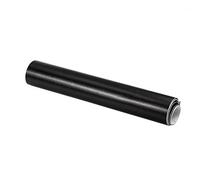 Vinilo Texturizado Cuero para Autos Decoración Interior Envoltorio DIY Muebles 30x200cm Negro Película Adhesiva Flexible Protectora Resistente Agua Fácil Instalación