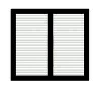 Vinilo Ventana 60 x 110 cm Privacidad Ventana Protección UV Ideal Cubreventanas Que No Deja Ver con Adhesión Estática sin Pegamento Lámina para Baño Oficina y Cocina, persianas