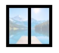 Vinilo Ventana 75 x 215 cm Privacidad Ventana Protección UV Ideal Cubreventanas Que No Deja Ver con Adhesión Estática sin Pegamento Lámina para Baño Oficina y Cocina, Blanco Mate