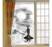 Vinilo Ventana Anti Sol Negro Gris Vinilos para Cristales Translucido Window Film Vinilo Opaco para Ventanas Privacidad Lámina Privacidad Ventana Baño Cocina 60x116cm/1 Pcs