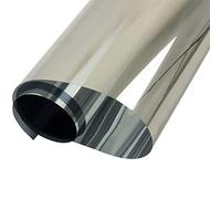 Vinilo Ventana Cristal Protector Solar Lámina, Privacidad De Una Manera Espejo Película, Adhesiva De Gran Reflexión, Anti 99% UV Mejor Control De Calor Fácil. (Plata,50x800cm)