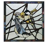 Vinilo Ventana Película for Ventana, películas de vidrieras esmeriladas, Pegatina Adhesiva estática diseño Art Deco Personalizado, Tratamiento lámina Decorativa for el hogar(06,50X100cmx2)