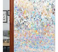 Vinilo Ventana Privacidad 100 x 400 cm Anti UV Electrostaticos Decorativos Vinilo Ventanas Privacidad para Mampara de Ducha Baño, Luna Creciente