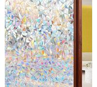 Vinilo Ventana Privacidad 100 x 400 cm Película Decorativa Opaca Autoadhesiva Vinilo Ventanas de Privacidad para Baño Despacho Cocina, Luna Creciente