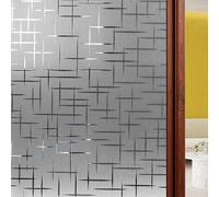 Vinilo Ventana Privacidad 65 x 200 cm Película Decorativa Opaca Autoadhesiva Vinilo Ventanas de Privacidad para Baño Despacho Cocina, Estrella