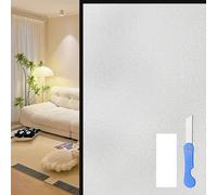Vinilo Ventana Privacidad 70 x 100 cm Translucido Vinilo de Ventana Esmerilada Mayor Privacidad y Protección de Los Rayos UV para Dormitorio Baño Oficina Cocina Hogar, Blanco