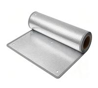 Vinilo Ventana Privacidad Opaco, Película de Aislamiento Térmico Reflectante Anti Calor, Lámina de Aluminio Protector Solar con Ventosa para Baño y Dormitorio 40x80cm 40x50cm 30x100cm