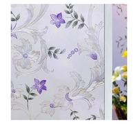 Vinilo Ventana Privacidad Película de Ventana de Flores de 2/4m, película de Vidrio Opaco, protección de privacidad, Pegatinas 3D, películas de Vidrio teñidas for decoración del hogar(C,30x100 cm)