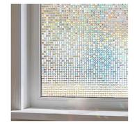 Vinilo Ventana Privacidad Película de vitral 3D, vinilo antiapariencia, pegatinas de privacidad de arcoíris, adhesivo estático for decoración esmerilada de ventanas de ducha(Type 1,30x200cm)