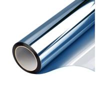 Vinilo Ventana Privacidad,Vinilos para Cristales 2/3/5 Metros Vidrio Deslumbrante unidireccional película de Ventana antiapariencia decoración(Blue,40cmx300 cm)