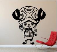 Vinilo Wall Decker One Piece Tony Tony Chopper, decoración del hogar, Boy Room Sea Fan Room Wall Sticker42x48cm