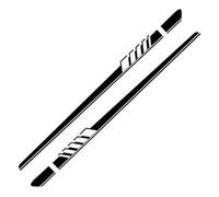 Vinilos Adhesivos Laterales para Skoda Octavia 2 A7 A5 VRS Fabia 3 Rapid Superb 3 Kodiaq Scala, Calcomanía de Rayas Modificado, Pegatinas Falda Deportiva, Decoración Exterior Coche, Juego de 2 Piezas