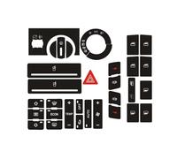 Vinilos Botón Coche Compatible Con A2 1996 1997 1998 1999 2000 2001 2002 2003 Calcomanía De Reparación De Botones Interruptor Ajuste De Climatización De Radio Accesorios