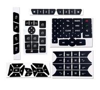 Vinilos Botón Coche Compatible Con Benz BCE SLK SL Para GLK Para CLS Clase Interruptor Botón Coche Puerta Aire Acondicionado Botón Radio Ventana Dirección Reparación Calcomanía Adhesivo