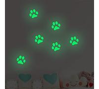 Vinilos de Pared Decorativos Garras Perro Encantadoras Estrellas Fluorescentes para Techo Autoadhesivas Pegatinas pared Decorativas Pegatinas Estrellas Fluorescentes para Habitación Niños