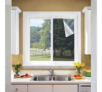 Vinilos Espejo para Ventanas 70 x 142 cm Vinilo Opaco Electrostática Anti-UV, Protector de Privacidad, Electrostático para Dormitorio Baño, Negro
