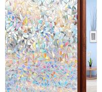 Vinilos para Cristales 100 x 400 cm Anti UV Electrostaticos Decorativos Vinilo para Ventana Vinilo para Cristal de Privacidad para Baño Despacho Cocina, Luna Creciente