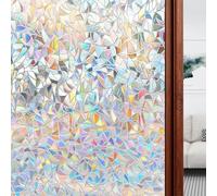 Vinilos para Cristales 100 x 400 cm Efecto Esmerilado, Anti-UV, Privacidad Privacidad Lámina Adhesiva, Opaco Vinilo Ventana para Baño Despacho Cocina, Luna Creciente