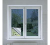 Vinilos para Cristales 116 x 175 cm Anti UV Anti Calor Unidireccional Película para Protección Solar Estática Protección Visual para Hogar Oficina Tienda, Azul Plata