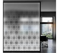 Vinilos para Cristales 30X100CM Patrón Negro Vinilo Adhesivo Cristal Ventana Privacidad,Vinilo Translucido para Ventanas,Lámina Privacidad Ventana Window Film Anti UV