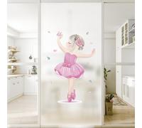 Vinilos para Cristales 60X100CM Chica Rosa Vinilo Adhesivo Cristal Ventana Privacidad,Vinilo Translucido para Ventanas,Lámina Privacidad Ventana Window Film Anti UV