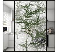 Vinilos para Cristales 70X120CM Planta De Bambú Vinilo Adhesivo Cristal Translucido,Vinilos Adhesivos para Cristales,Vinilo Ventana,Vinilo Mampara Ducha,Window Film Anti UV