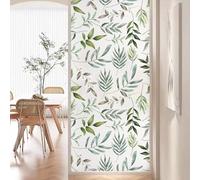 Vinilos para Cristales Hoja Verde Minimalista Vinilo Opaco para Ventanas Vinilo Adhesivo Cristal Vinilo Ventana Vinilo para Ventanas Vinilo Ventana Privacidad Vinilo Cristal Autoadhesivo 50x100/1 Pcs